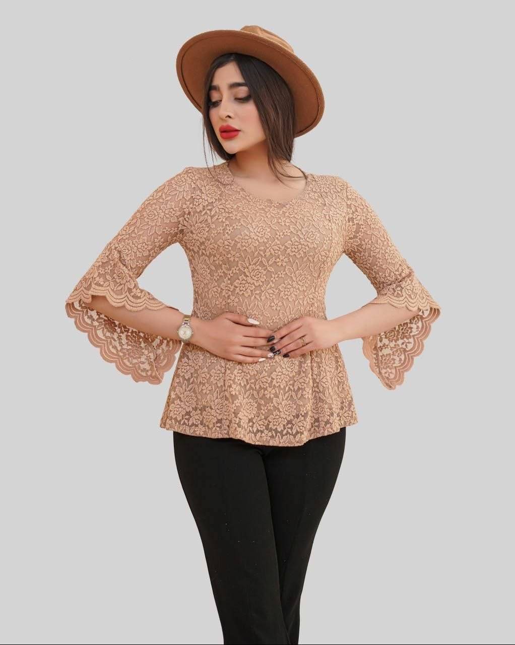 شومیز گیپور کاملیا